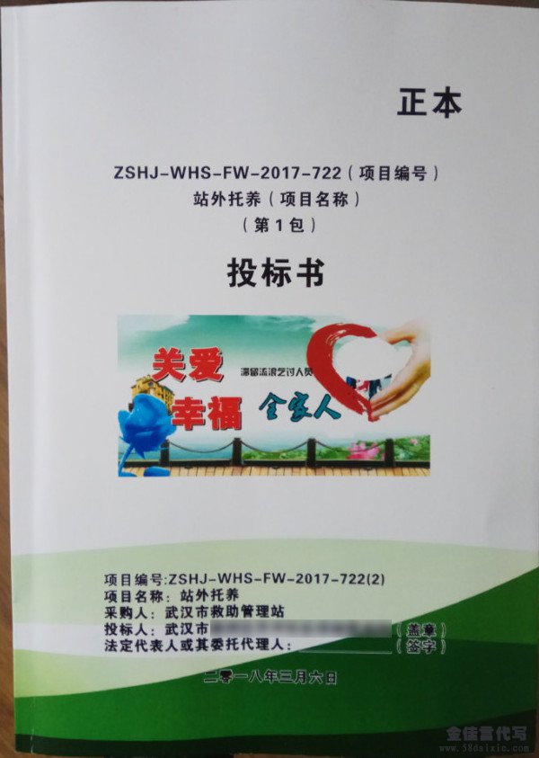 站外托養(yǎng)投標(biāo)書(shū)代寫(xiě)